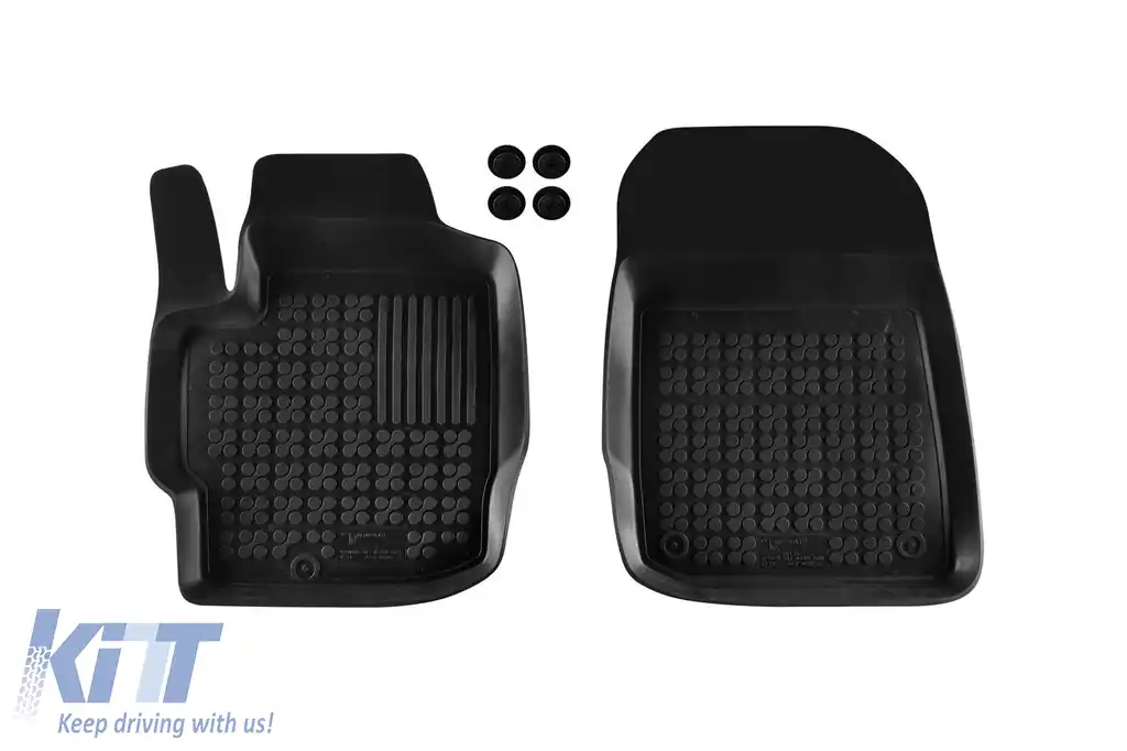 Mochete din cauciuc specifice, potrivite pentru Mitsubishi Colt 2009-2012, 3 uși, set de 4 piese, culoare neagră-image-6216324