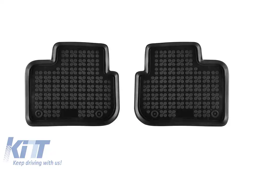 Mochete din cauciuc specifice, potrivite pentru Mitsubishi Colt 2009-2012, 3 uși, set de 4 piese, culoare neagră-image-6216325