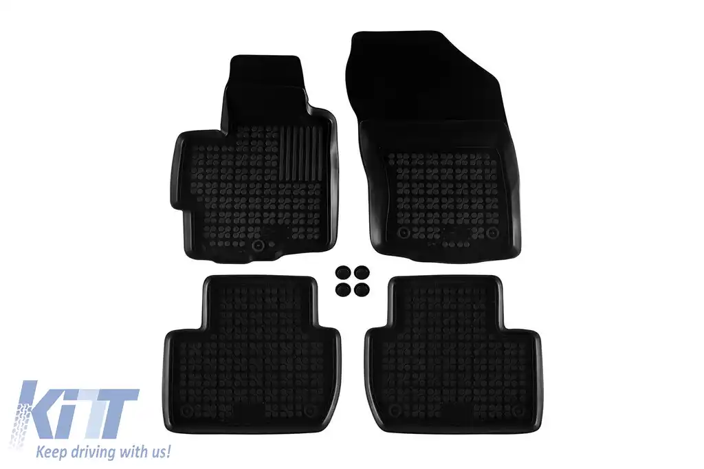 Mochete din cauciuc specifice, potrivite pentru Mitsubishi Outlander 2007-2021, Citroen C-Crosser, Peugeot 4007 2007-2014, Mitsubishi Eclipse Cross după 2017, set de 4 piese, culoare neagră-image-6216331