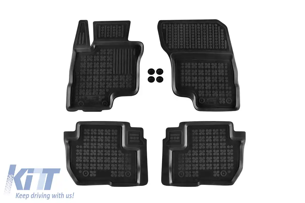 image-43-Mochete din cauciuc specifice, potrivite pentru Mitsubishi Eclipse Cross PHeV după 2021, set de 4 piese, culoare neagră
