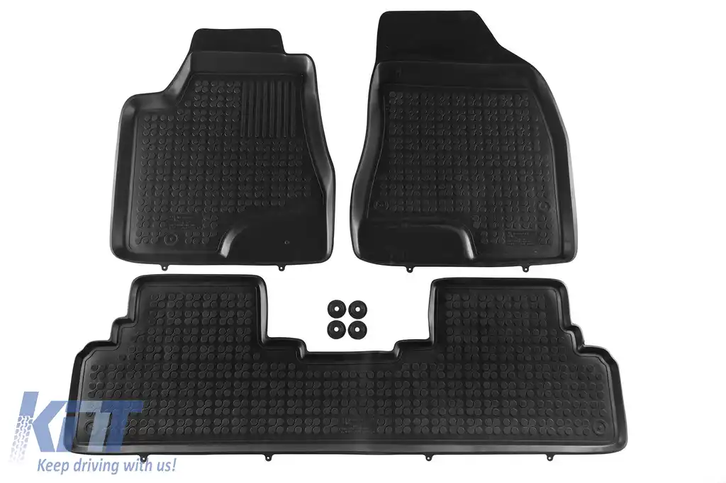 Mochete din cauciuc specifice, potrivite pentru Lexus RX450 2009-2012, set de 3 piese, culoare neagră