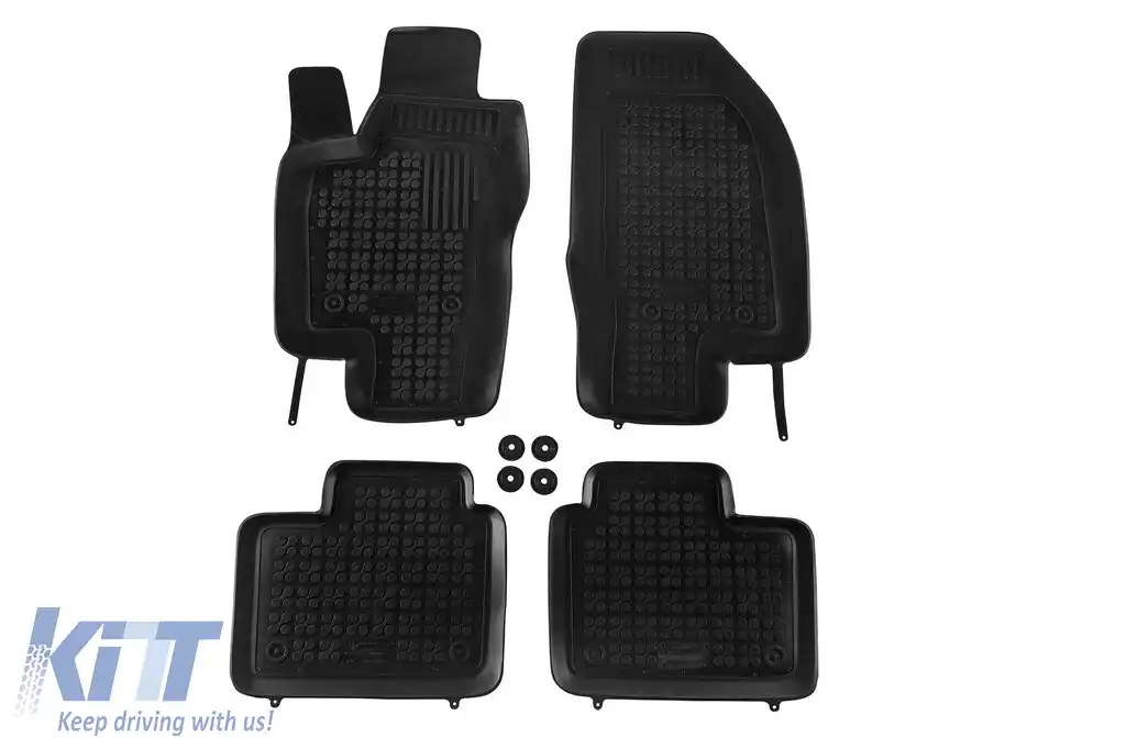 Mochete din cauciuc specifice, potrivite pentru Alfa Romeo 156 2000-2006, set de 4 piese, culoare neagră