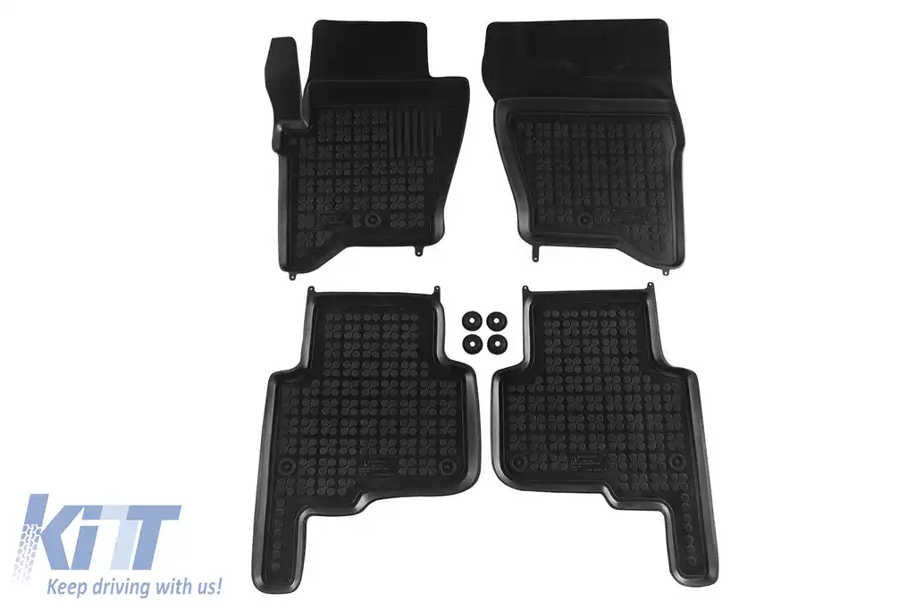 Mochete din cauciuc specifice, potrivite pentru Land Rover Discovery 2004-2016, set de 4 piese, culoare neagră