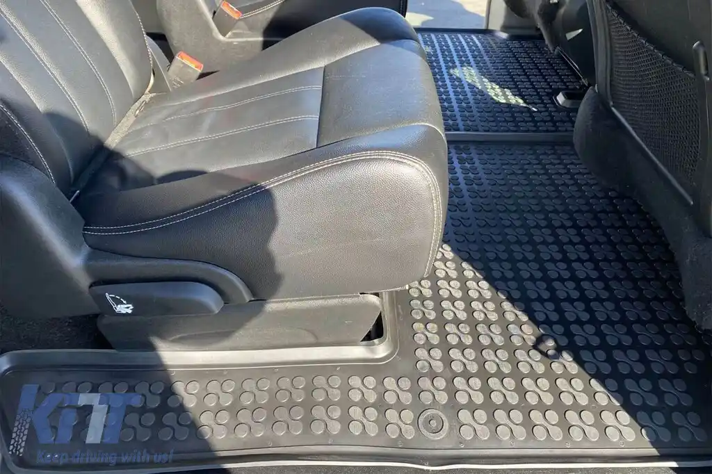 Mochete din cauciuc specifice, potrivite pentru Chrysler Grand Voyager 2005-2011, 7 locuri, set de 5 piese, culoare neagră-image-6216763