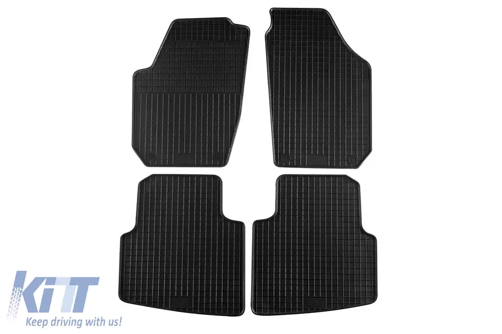 Mochete din cauciuc specifice, potrivite pentru Skoda Roomster 2006-2015, set de 4 piese, culoare neagră