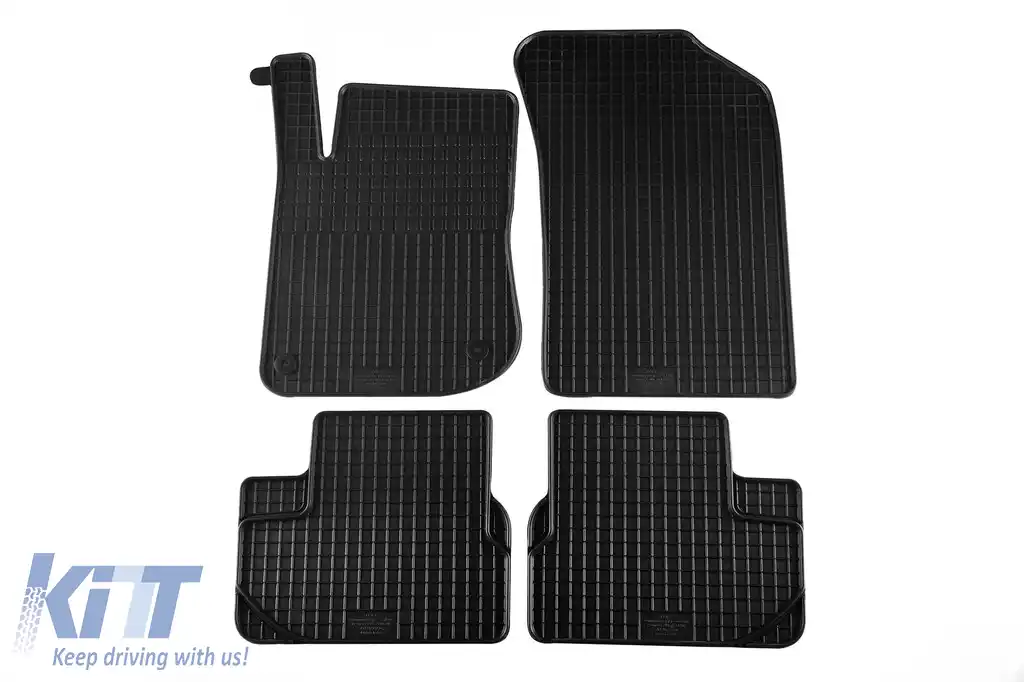 Mochete din cauciuc specifice, potrivite pentru Peugeot 208 2012-2019, 2008 2013-2019, set de 4 piese, culoare neagră