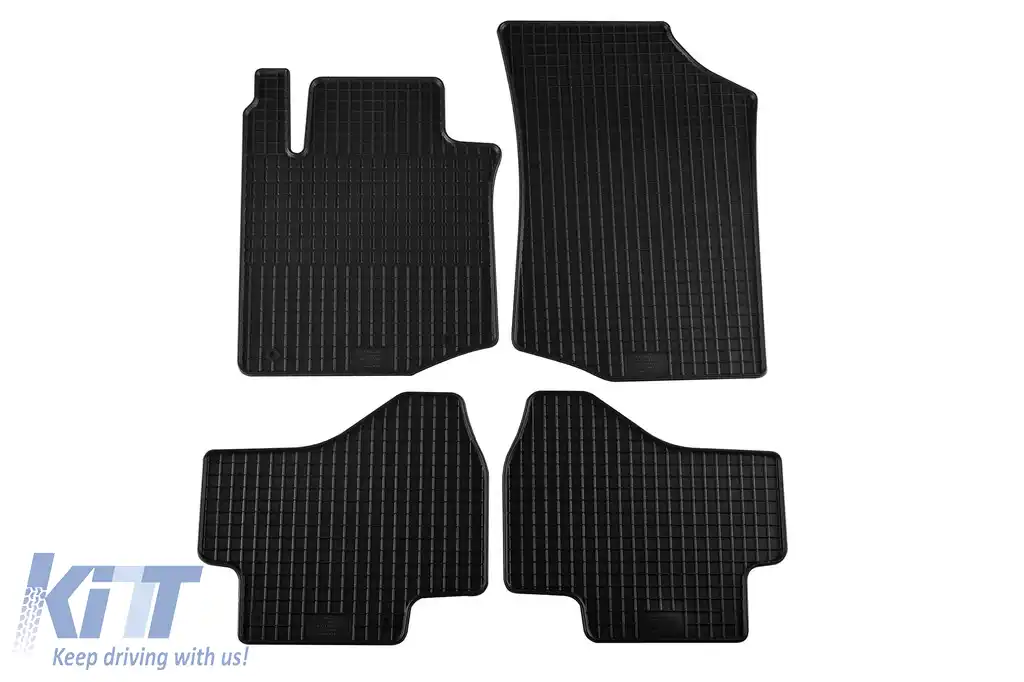 Mochete din cauciuc specifice, potrivite pentru Peugeot 107, Citroen C1, Toyota Aygo 2005-2014, set de 4 piese, culoare neagră