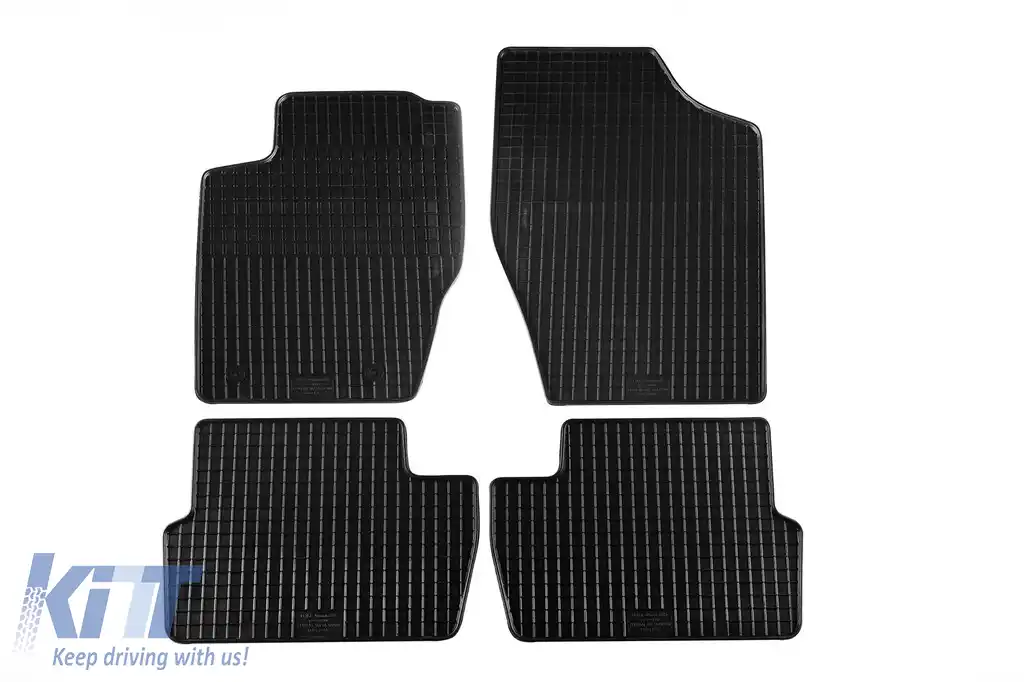 Mochete din cauciuc specifice, potrivite pentru Peugeot 307 2001-2007, Citroen C4 2004-2010, set de 4 piese, culoare neagră