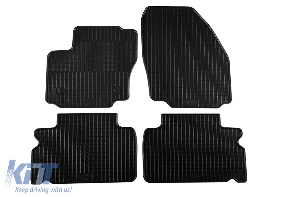 Mochete din cauciuc specifice, potrivite pentru Ford Galaxy, S-Max 2006-2015, set de 4 piese, culoare neagră