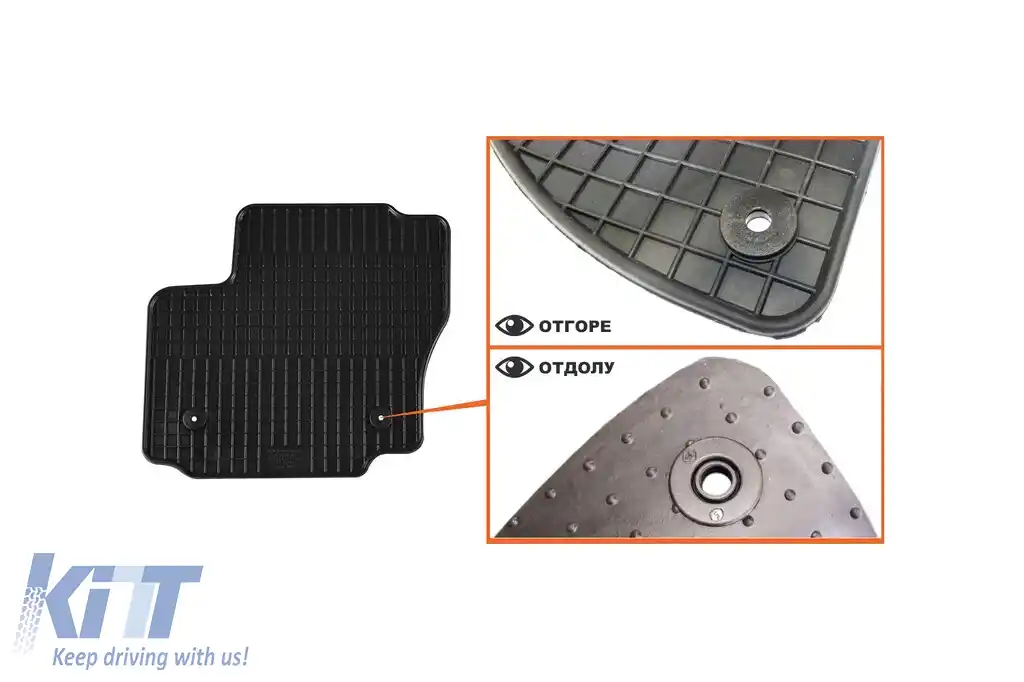 Mochete din cauciuc specifice, potrivite pentru Ford Galaxy, S-Max 2006-2015, set de 4 piese, culoare neagră-image-6220568