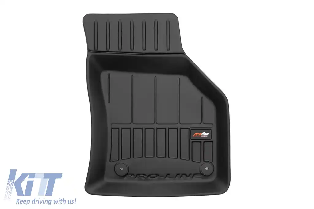 Mochete din cauciuc specifice, potrivite pentru Skoda Octavia 2013-2019, Octavia după 2019, set de 4 piese, culoare neagră, cu garanție de 24 de luni din seria Frogum 3D ProLine.-image-6220610