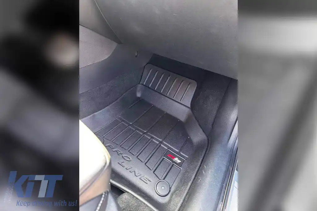 Mochete din cauciuc specifice, potrivite pentru Skoda Octavia 2013-2019, Octavia după 2019, set de 4 piese, culoare neagră, cu garanție de 24 de luni din seria Frogum 3D ProLine.-image-6220617