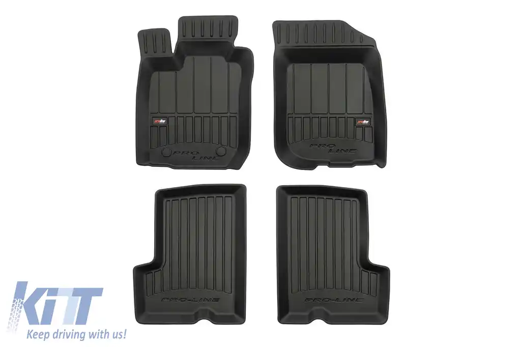 Mochete din cauciuc specifice, potrivite pentru Dacia Duster I 2010-2018, din seria Frogum 3D ProLine, set de 4 piese, culoare neagră, cu garanție de 24 de luni-image-6220730