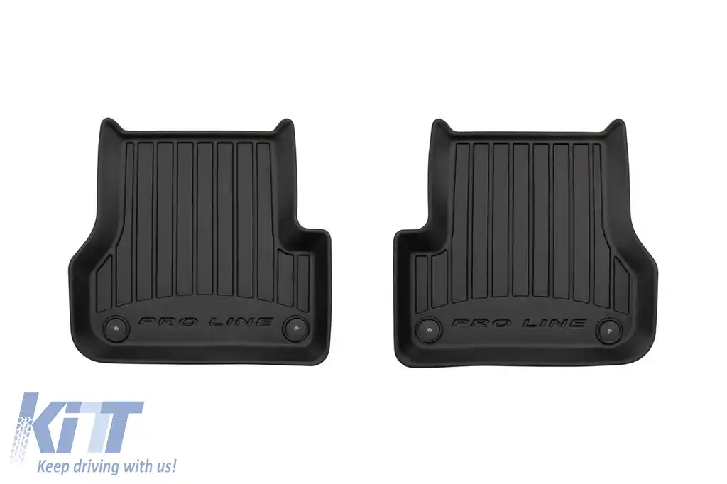 Mochete din cauciuc specifice, potrivite pentru Audi A6 2011-2017, din seria Frogum 3D ProLine, set de 4 piese, culoare neagră, cu garanție de 24 de luni-image-6220980