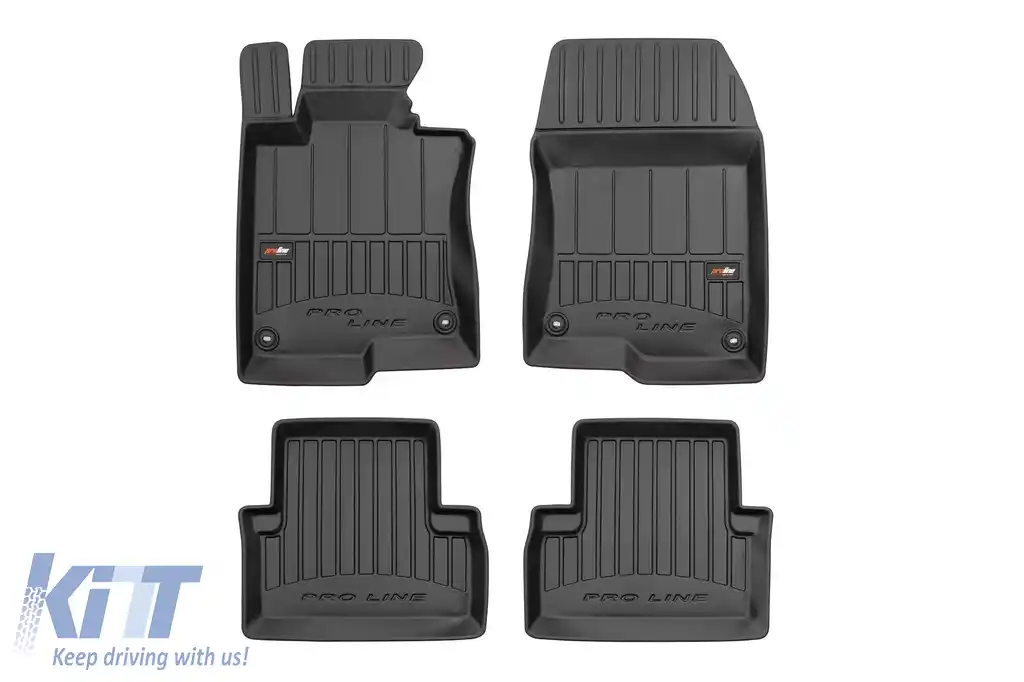 Mochete din cauciuc specifice, potrivite pentru Honda Accord VIII 2008-2015, set de 4 piese, culoare neagră, cu garanție de 24 de luni