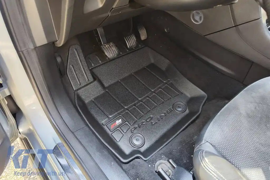 Mochete din cauciuc specifice, potrivite pentru Ford Mondeo 2007-2010, din seria Frogum 3D ProLine, set de 4 piese, culoare neagră, cu garanție de 24 de luni-image-6220993