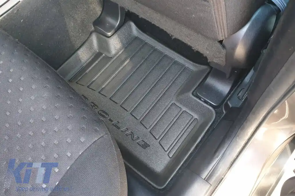 Mochete din cauciuc specifice, potrivite pentru seria Frogum 3D ProLine pentru Citroen C4 Aircross, Peugeot 4008 2012-2017, Mitsubishi ASX după 2010, set de 4 piese, culoare neagră, cu garanție de 24 -image-6221015