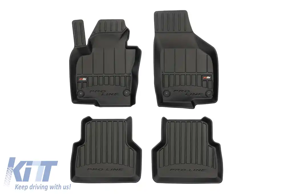 Mochete din cauciuc specifice, potrivite pentru Volkswagen Tiguan 2007-2016, set de 4 piese, culoare neagră, cu garanție de 24 de luni