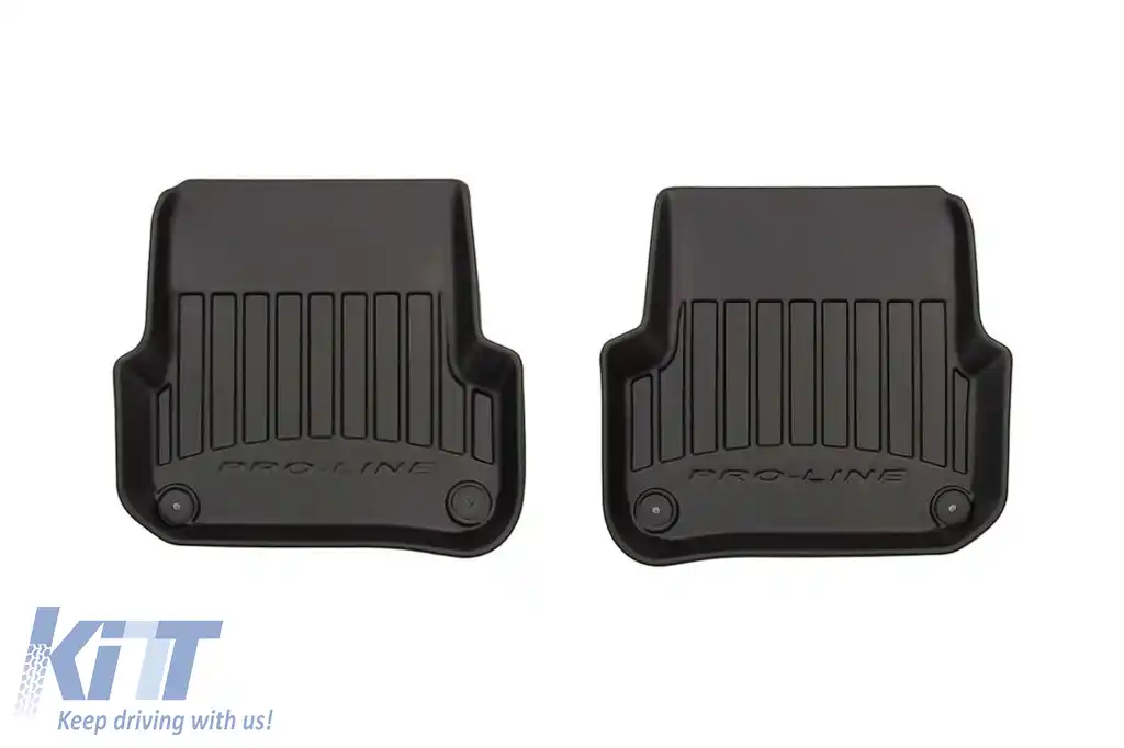 Mochete din cauciuc specifice, potrivite pentru Audi A6 2004-2006, set de 4 piese, culoare neagră, cu garanție de 24 de luni din seria Frogum 3D ProLine.-image-6221092