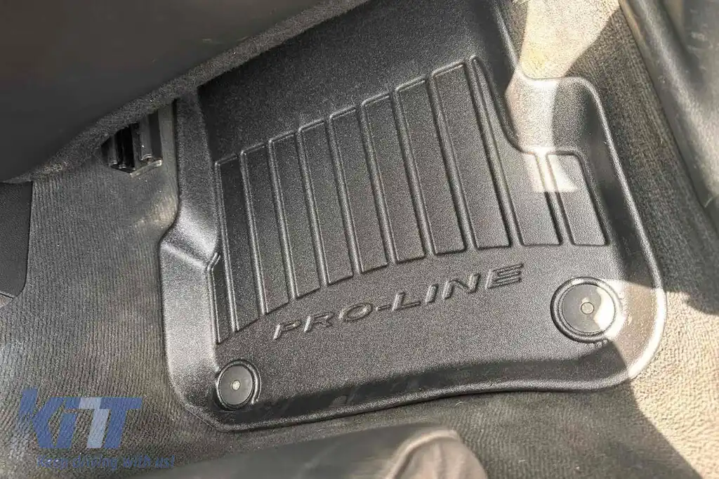 Mochete din cauciuc specifice, potrivite pentru Audi A6 2004-2006, set de 4 piese, culoare neagră, cu garanție de 24 de luni din seria Frogum 3D ProLine.-image-6221095