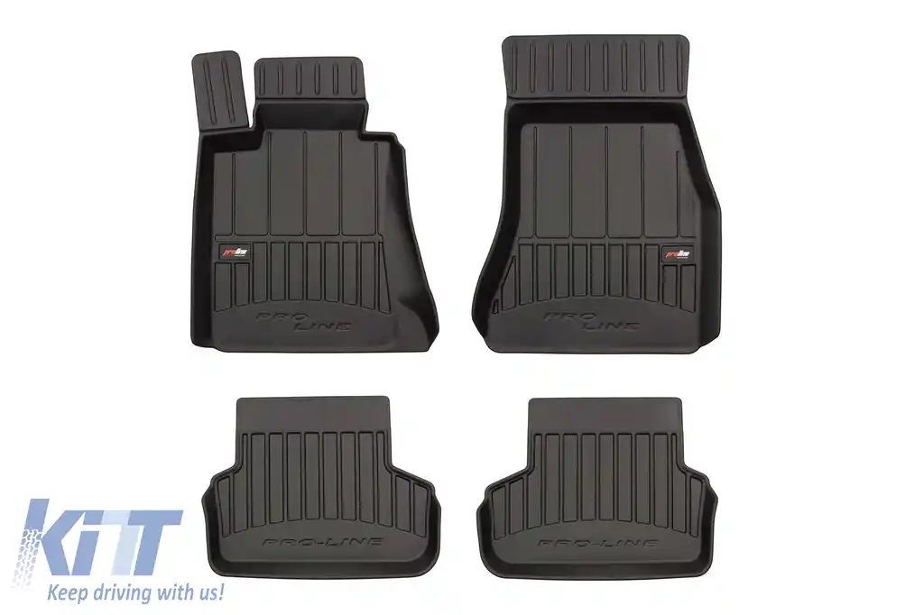 Mochete din cauciuc specifice, potrivite pentru BMW Seria 5 G30, G31 după 2017, set de 4 piese, culoare neagră, cu garanție de 24 de luni