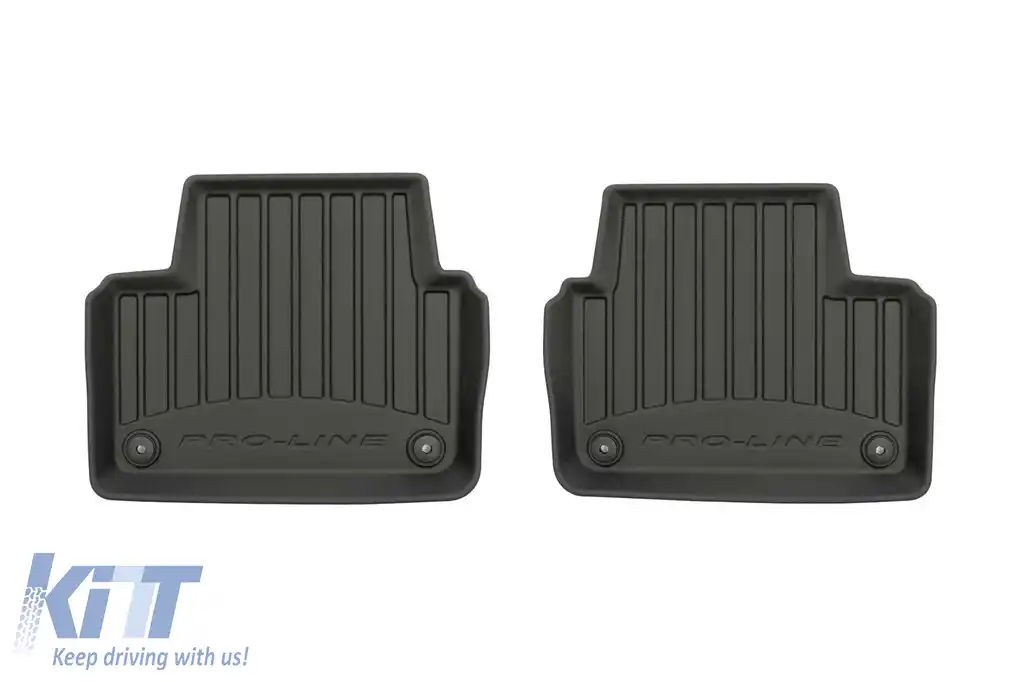 Mochete din cauciuc specifice, potrivite pentru Volvo V60, V60 Cross Country, S60 după 2018, set de 4 piese, culoare neagră, cu garanție de 24 de luni-image-6221211