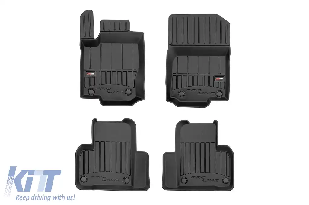 Mochete din cauciuc specifice, potrivite pentru Mercedes ML W166 2011-2015, set de 4 piese, culoare neagră, cu garanție de 24 de luni