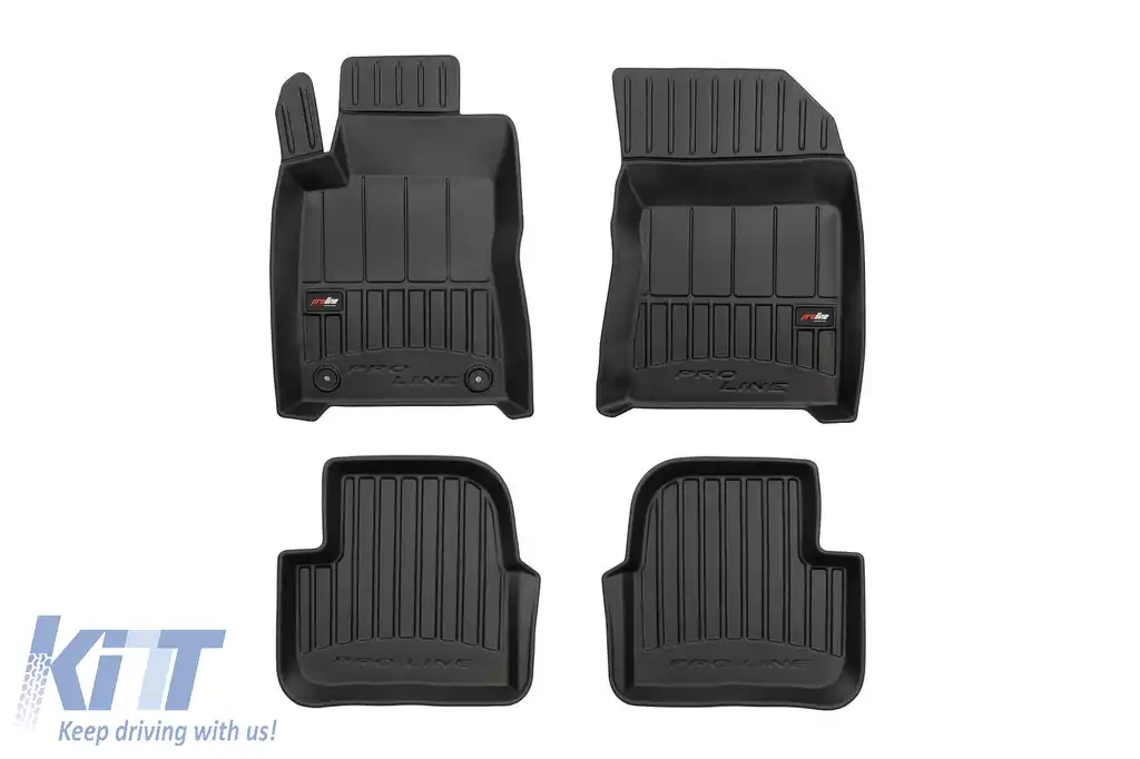 Mochete din cauciuc specifice, potrivite pentru Citroen C3 III după 2016, set de 4 piese, culoare neagră, cu garanție de 24 de luni