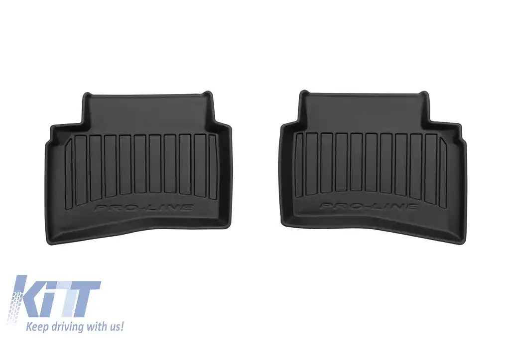 Mochete din cauciuc specifice, potrivite pentru Kia Stonic, Rio după 2017, set de 4 piese, culoare neagră, cu garanție de 24 de luni din seria Frogum 3D ProLine.-image-6221333