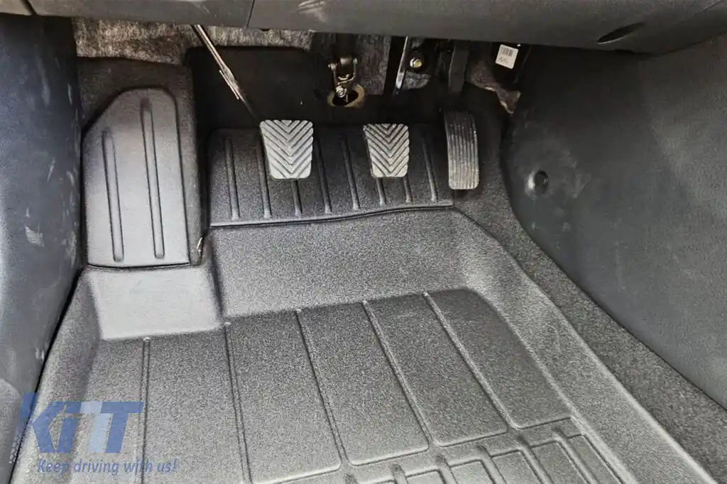 Mochete din cauciuc specifice, potrivite pentru Kia Stonic, Rio după 2017, set de 4 piese, culoare neagră, cu garanție de 24 de luni din seria Frogum 3D ProLine.-image-6221335