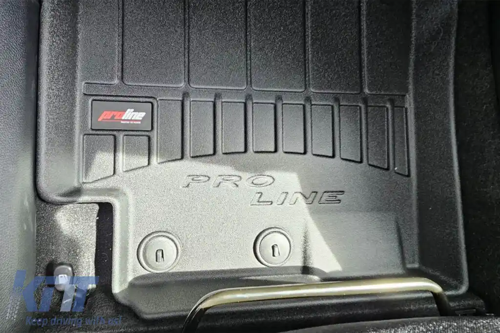 Mochete din cauciuc specifice, potrivite pentru Kia Stonic, Rio după 2017, set de 4 piese, culoare neagră, cu garanție de 24 de luni din seria Frogum 3D ProLine.-image-6221336