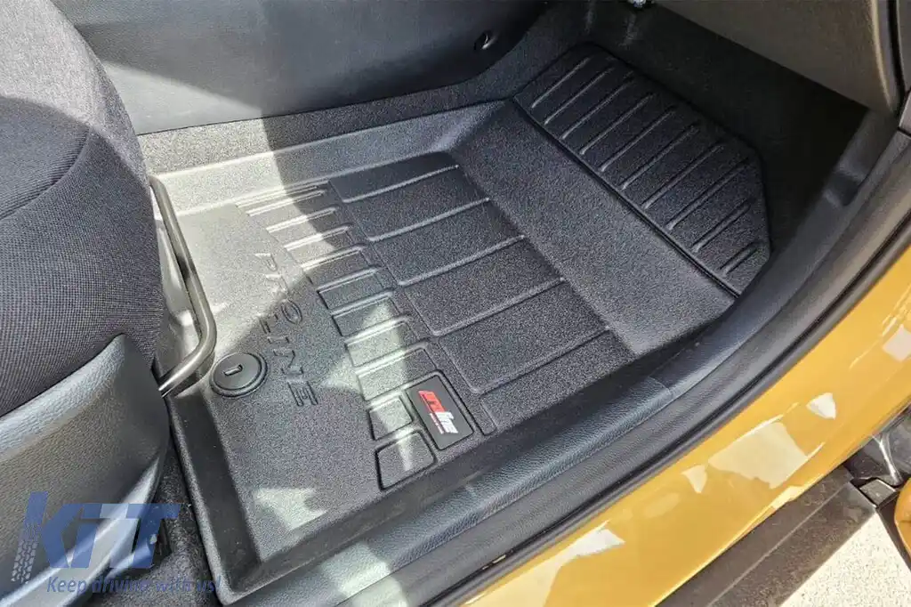 Mochete din cauciuc specifice, potrivite pentru Kia Stonic, Rio după 2017, set de 4 piese, culoare neagră, cu garanție de 24 de luni din seria Frogum 3D ProLine.-image-6221337