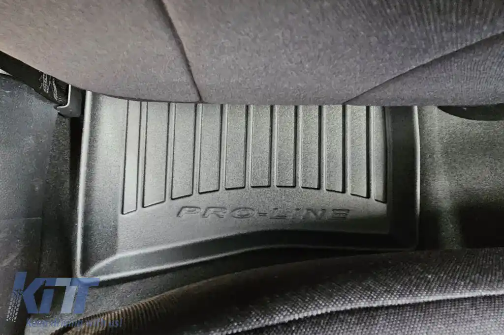 Mochete din cauciuc specifice, potrivite pentru Kia Stonic, Rio după 2017, set de 4 piese, culoare neagră, cu garanție de 24 de luni din seria Frogum 3D ProLine.-image-6221341