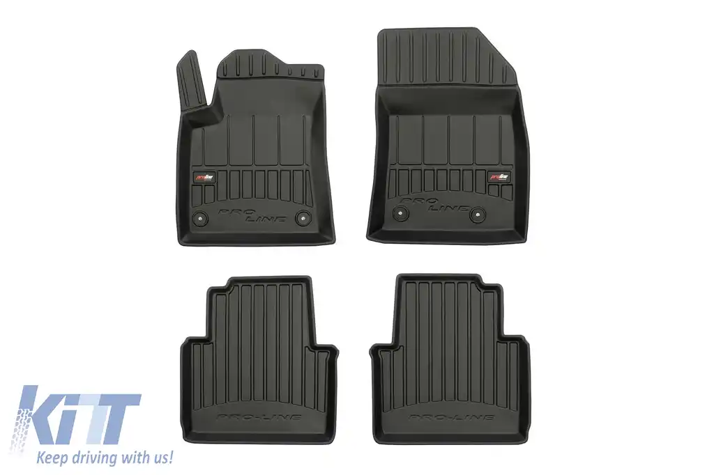 Mochete din cauciuc specifice, potrivite pentru Citroen C3 Aircross II după 2017, set de 4 piese, culoare neagră, cu garanție de 24 de luni-image-6221349