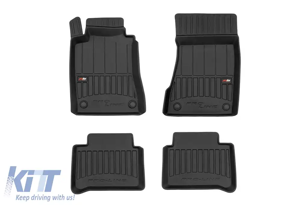 Mochete din cauciuc specifice, potrivite pentru seria Frogum 3D ProLine pentru Mercedes E class W211 2002-2009, CLS C219 2004-2010, set de 4 piese, culoare neagră, cu garanție de 24 de luni