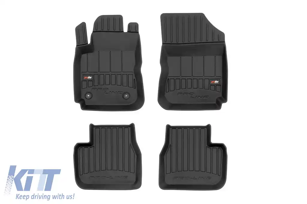Mochete din cauciuc specifice, potrivite pentru Citroen C4 Cactus după 2014, set de 4 piese, culoare neagră, cu garanție de 24 de luni