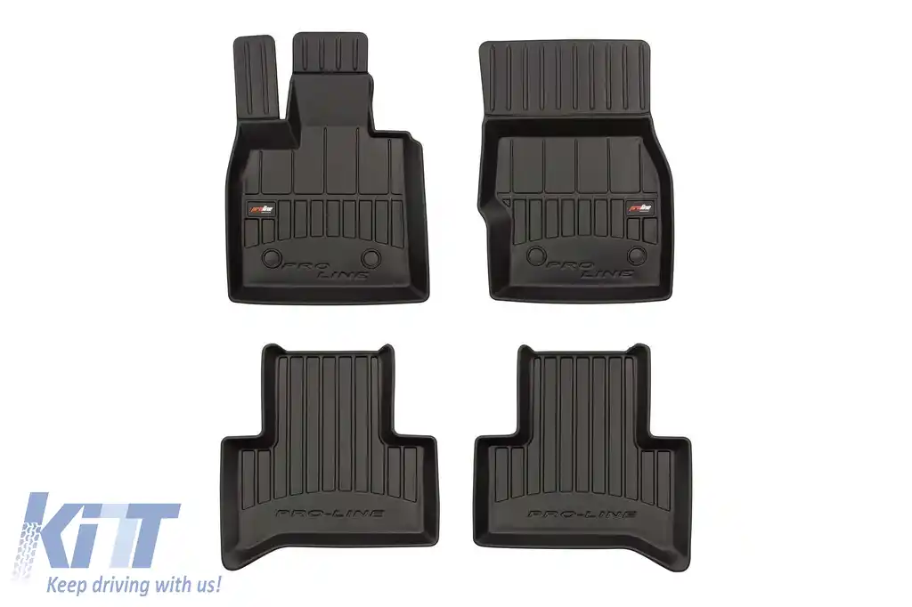 Mochete din cauciuc specifice, potrivite pentru Alfa Romeo Stelvio după 2016, set de 4 piese, culoare neagră, cu garanție de 24 de luni
