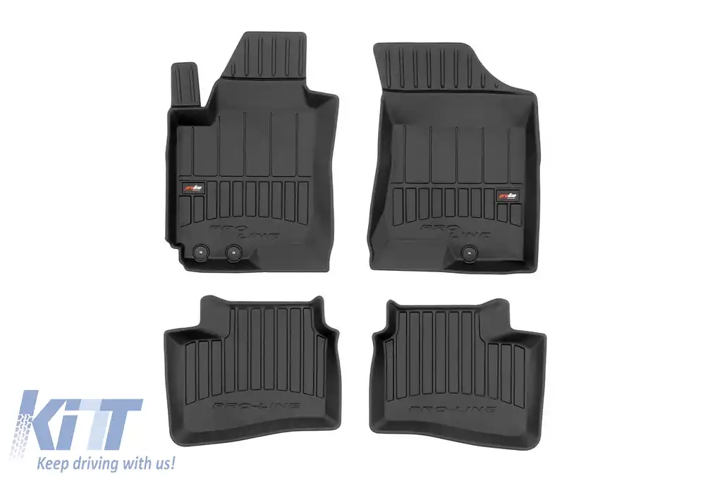 Mochete din cauciuc specifice, potrivite pentru Hyundai i30 hatchback 2007-2012, set de 4 piese, culoare neagră, cu garanție de 24 de luni din seria Frogum 3D ProLine.-image-6221484