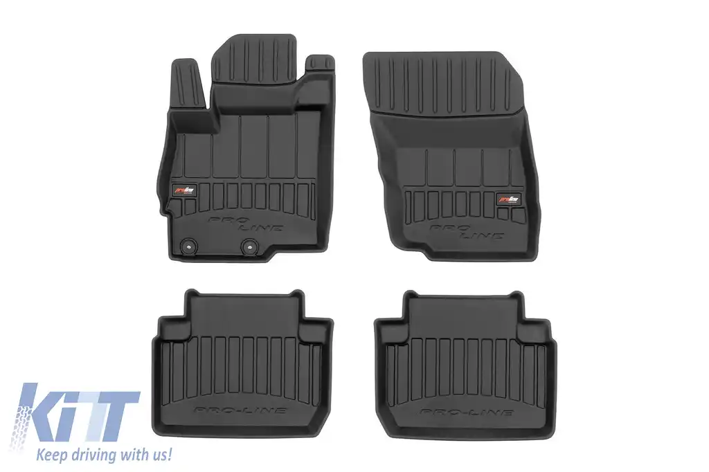 Mochete din cauciuc specifice, potrivite pentru Mitsubishi Eclipse Cross după 2018, set de 4 piese, culoare neagră, cu garanție de 24 de luni