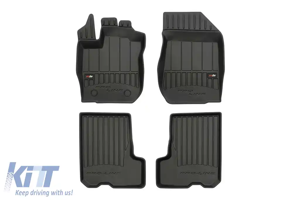 Mochete din cauciuc specifice, potrivite pentru Dacia Sandero după 2012, set de 4 piese, culoare neagră, cu garanție de 24 de luni