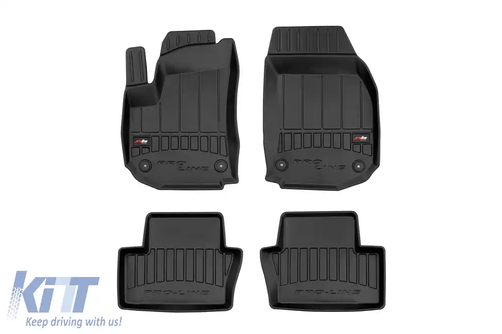 Mochete din cauciuc specifice, potrivite pentru Opel Zafira B 2005-2014, set de 4 piese, culoare neagră, cu garanție de 24 de luni