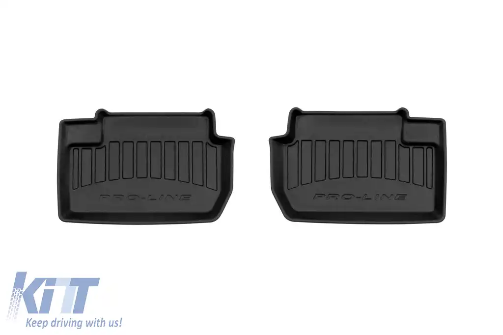 Mochete din cauciuc specifice, potrivite pentru Mitsubishi Lancer VIII 2007-2017, set de 4 piese, culoare neagră, cu garanție de 24 de luni din seria Frogum 3D ProLine.-image-6221782