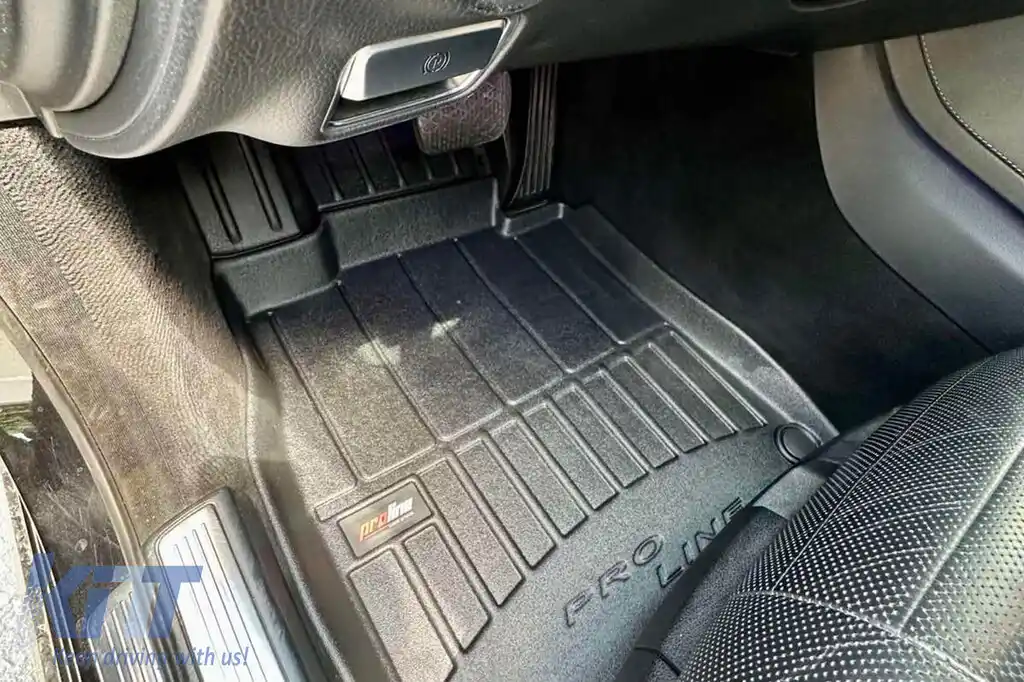 Mochete din cauciuc specifice, potrivite pentru seria Frogum 3D ProLine pentru Mercedes S class W222 2013-2020 cu ampatament lung, 4-Matic, set de 4 piese, culoare neagră, cu garanție de 24 de luni-image-6221901