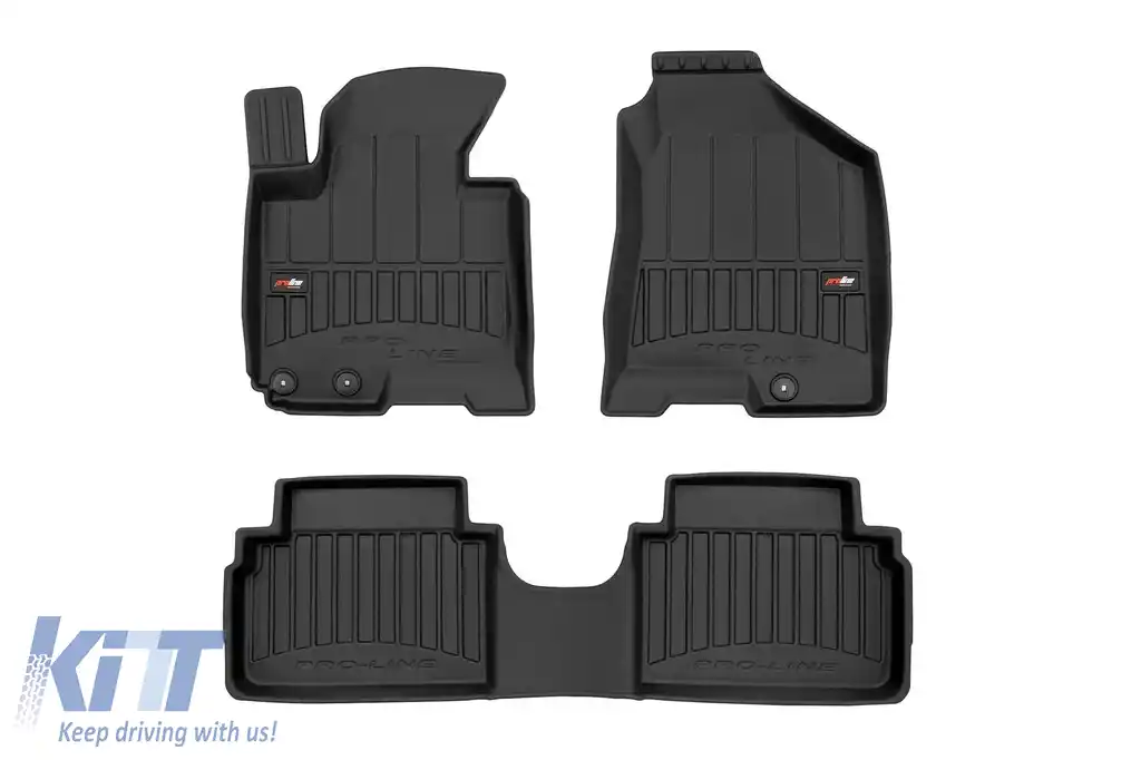 Mochete din cauciuc specifice, potrivite pentru Hyundai iX35, Tucson 2009-2015, set de 3 piese, culoare neagră, cu garanție de 24 de luni