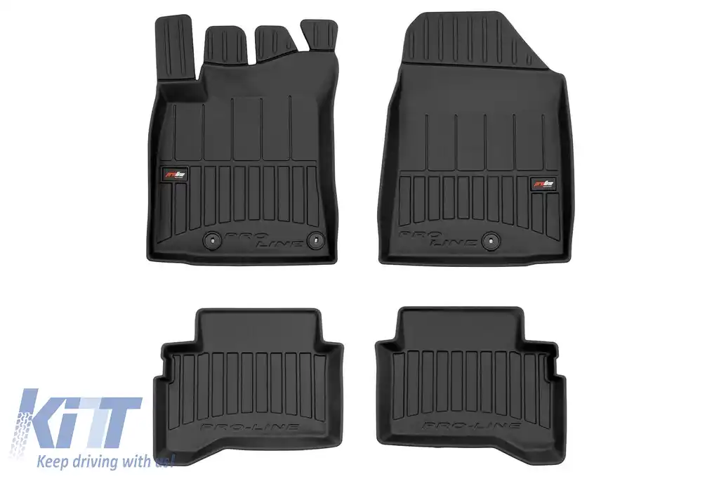 Mochete din cauciuc specifice, potrivite pentru Hyundai Ioniq Hybrid 2016-2021, set de 4 piese, culoare neagră, cu garanție de 24 de luni