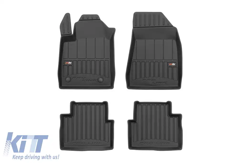 Mochete din cauciuc specifice, potrivite pentru Alfa Romeo Giulietta 2010-2020, set de 4 piese, culoare neagră, cu garanție de 24 de luni