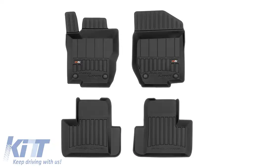 Mochete din cauciuc specifice, potrivite pentru Mercedes GL X164 2006-2012, 7 locuri, set de 4 piese, culoare neagră, cu garanție de 24 de luni din seria Frogum 3D ProLine.
