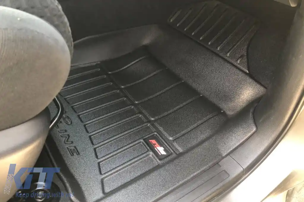 Mochete din cauciuc specifice, potrivite pentru Toyota Tundra Crewmax 2010-2015, set de 3 piese, culoare neagră, cu garanție de 24 de luni din seria Frogum 3D ProLine-image-6222280