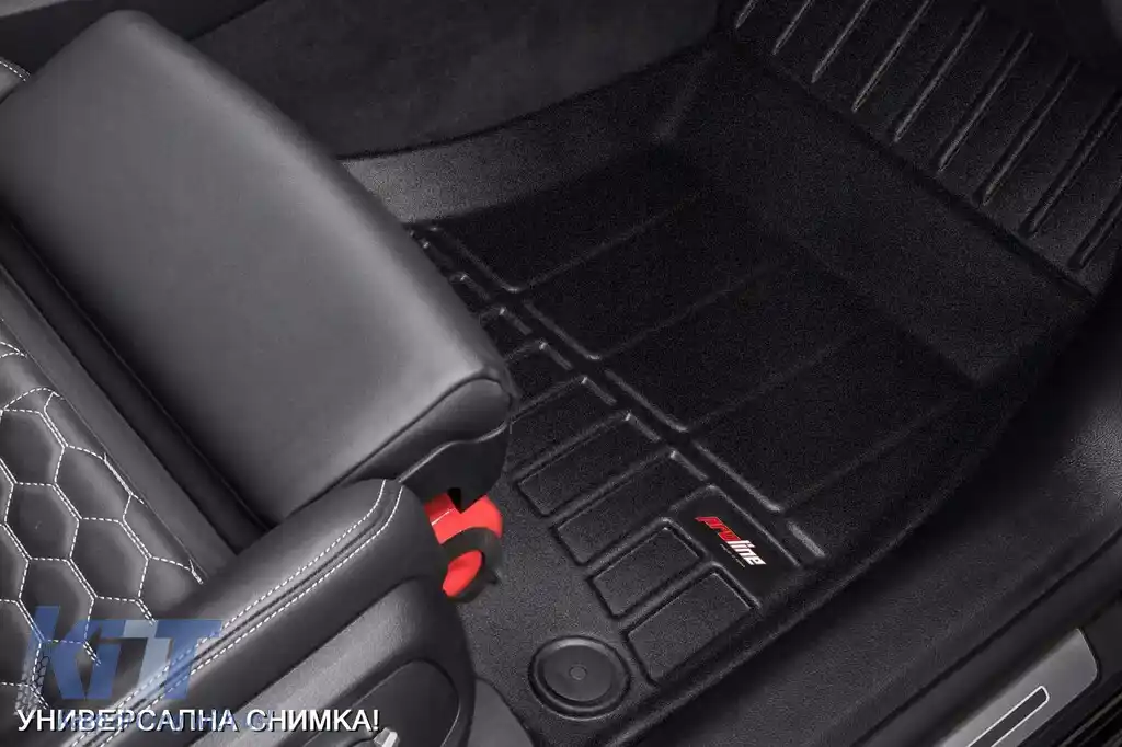 Mochete din cauciuc specifice, potrivite pentru Kia Ceed 2012-2018, din seria Frogum 3D ProLine, set de 4 piese, culoare neagră, cu garanție de 24 de luni-image-6222303