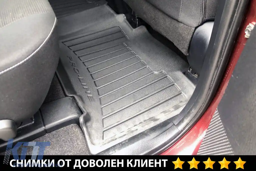 Mochete din cauciuc specifice, potrivite pentru Toyota Rav4 2013-2019, set de 3 piese, culoare neagră, cu garanție de 24 de luni din seria Frogum 3D ProLine.-image-6222385